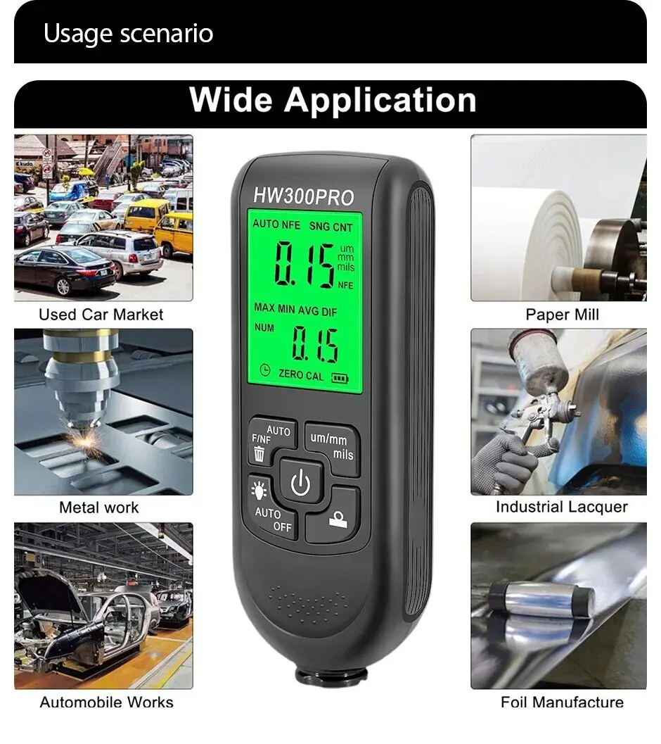 Paint Thickness Gauge - Medidor Automático de Espessura de Revestimento