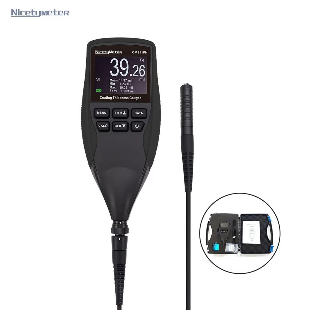 Paint Thickness Gauge - NicetyMeter Fe NFe Revestimento Digital Medidor