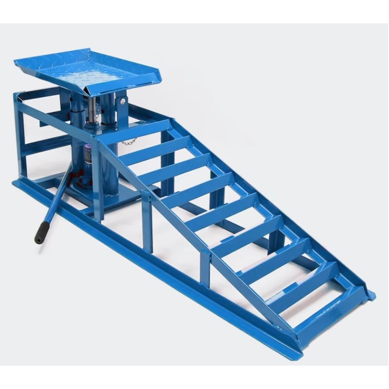 Hydraulic Car Lift - Rampa Hidráulica Portátil para Carros, Rampas