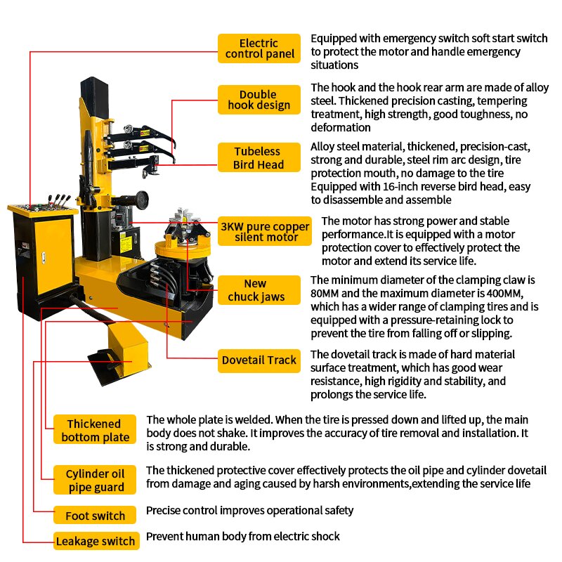 Máquina de Reparo de Pneus Elé - Tire Changer Machine avaliação e preço