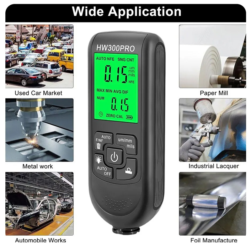 Medidor de espessura automátic - Paint Thickness Gauge avaliação e preço